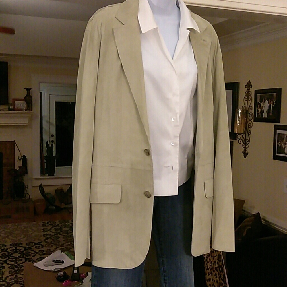Seductive CLASSIC!!!!! Michael Kors  EXCLUSIVE Supersoft leather blazer